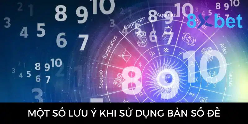 Vòng tròn cung hoàng đạo và các con số phát sáng nhắc người chơi tỉnh táo khi theo cầu lô đẹp