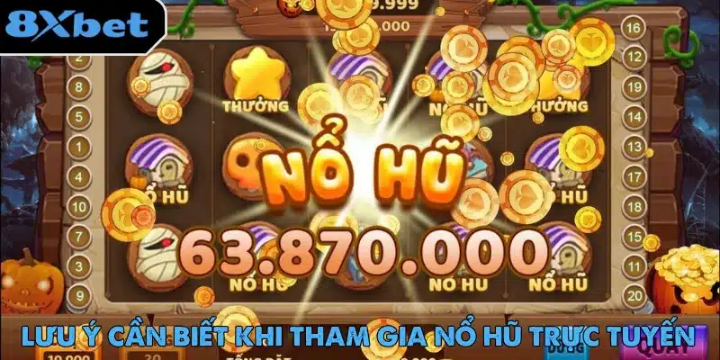 Khoảnh khắc nổ hũ trực tuyến trong game chủ đề Halloween với đồng xu vàng bay khắp màn hình