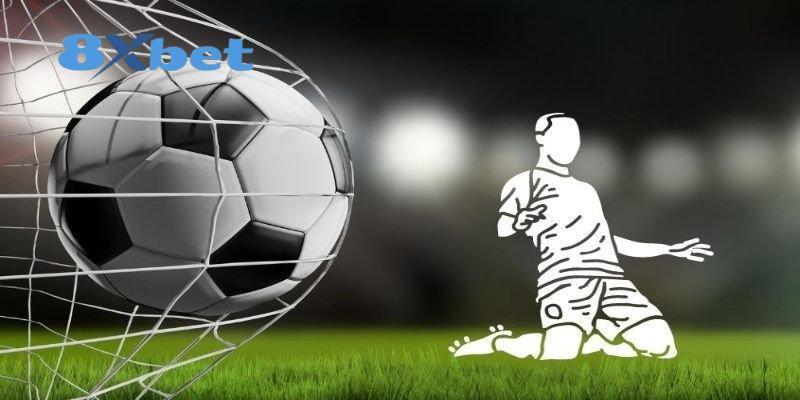 Bóng nằm trong lưới và cầu thủ quỳ gối ăn mừng, gợi áp lực tài xỉu hiệp 1 ở vòng knock-out
